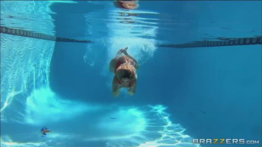 Big Tits Blonde Fake Tits Nicolette Shea Pool Pornstar Redhead Savannah Bond Porn GIF by mollatare