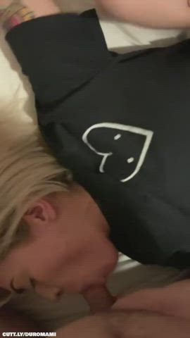 Blowjob Cuckold Girlfriend MFM Sex Sharing Teen Threesome Porn GIF by duromami