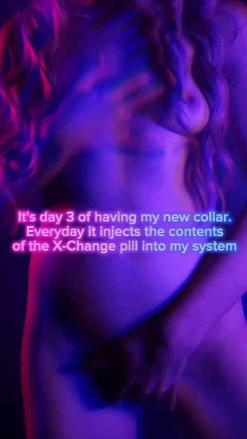 My new collar is slowly corrupting me and I never want to go back 🩷