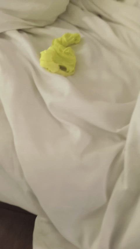 Husband behind the camera, bull between my legs