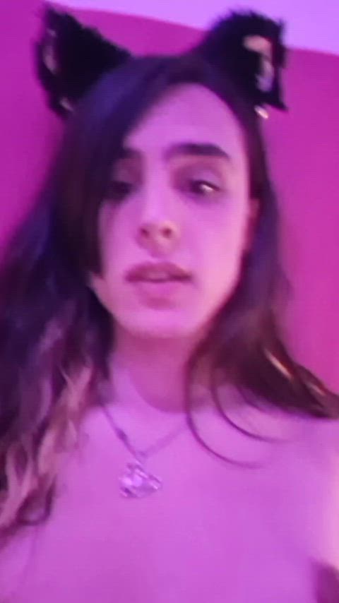 Nipples perked, girlcock straining under fabric