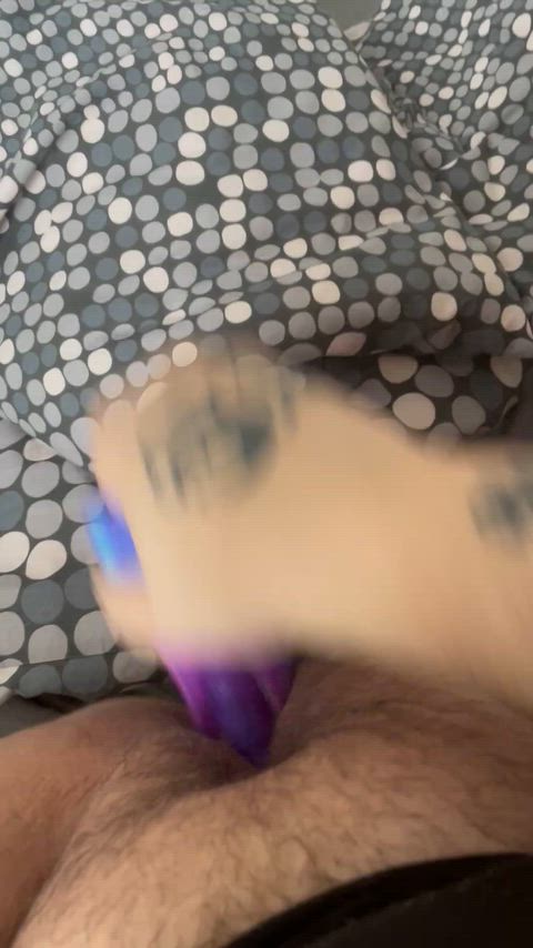 Do you want to see the full video of my using this dildo and cumming? 🥵
