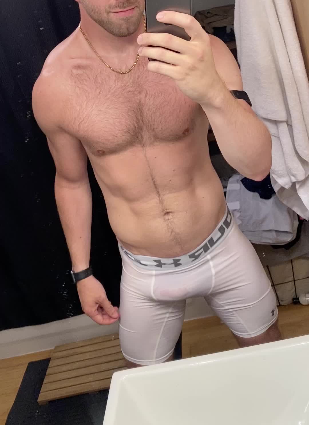 Just got in from a late run. Wanna hit the showers bud?