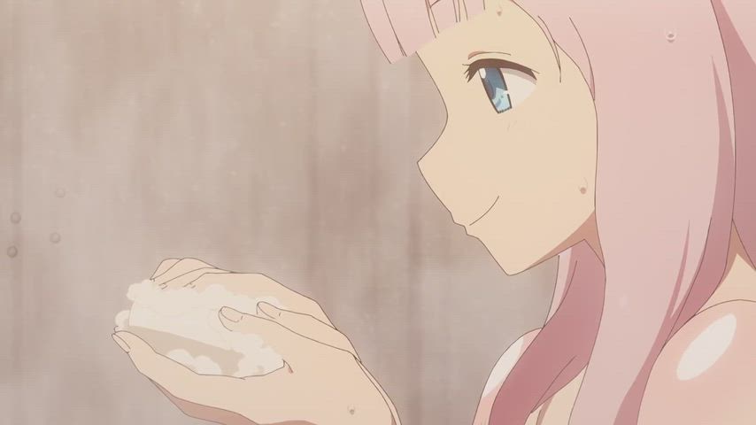 Kaguya and Chika in a spicy bath (Official Media) [Kaguya-Sama: Love is War]