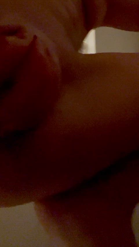 [f] bouncing my pussy into a puddle