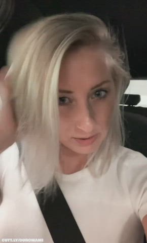 Amateur Big Tits Blonde Boobs Exhibitionist Flashing Masturbating Public Pussy Porn GIF by duromami