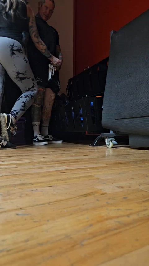 We get interrupted at the gym every time
