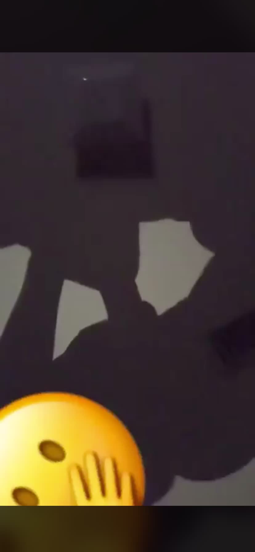 Shadow boxing with my wife