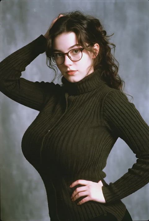 Glasses and big tits = perfection