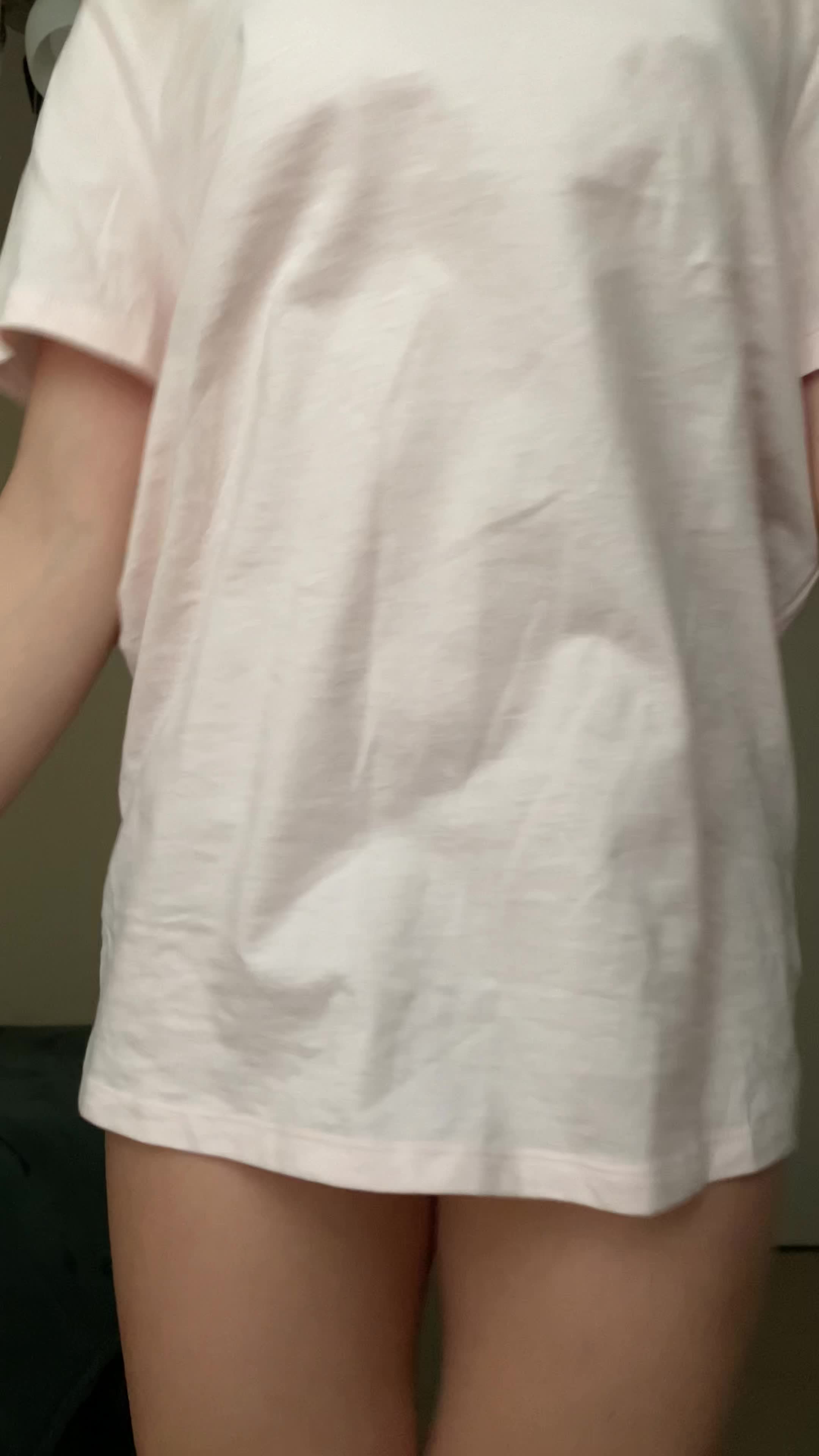 Can I tempt you with what’s under my big tshirt?