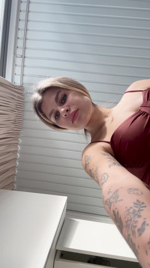 Would you like to see my knickers under my skirt?