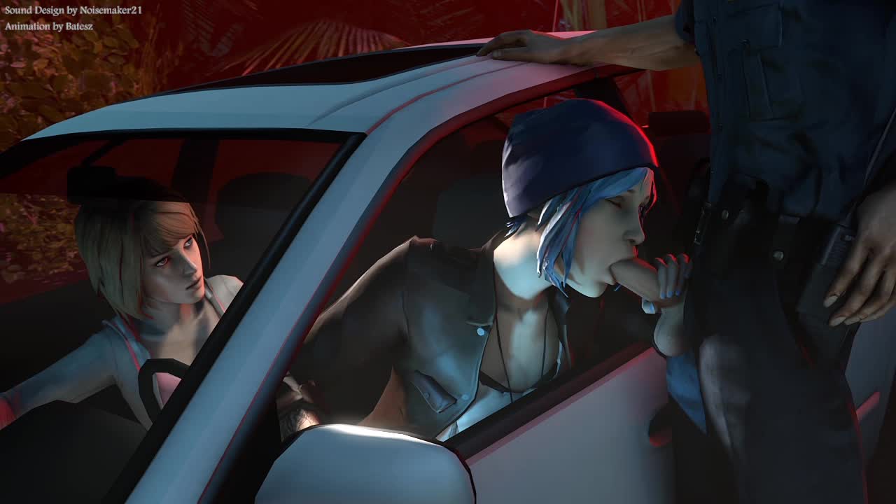 Chloe getting out of a speeding ticket