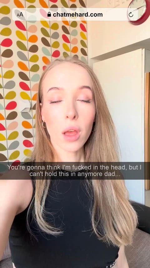 I knew I had to tell dad this, even if it meant risking everything