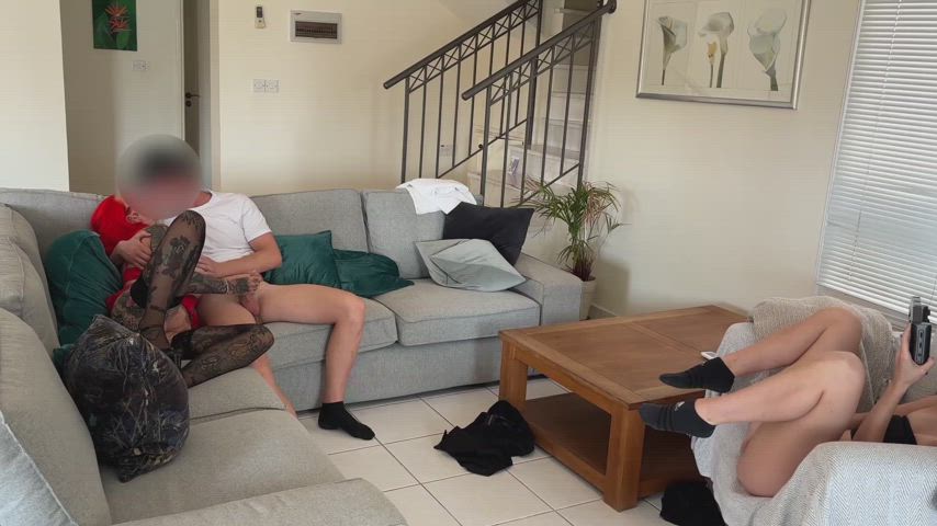 I was kissing this gorgeous milf while my wife was in the corner filming and touching herself like the good cuckquean she is [u/louisfrenchyy]