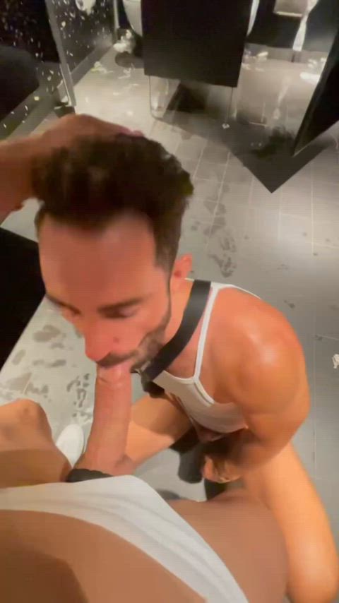 Getting my holes used during the white party