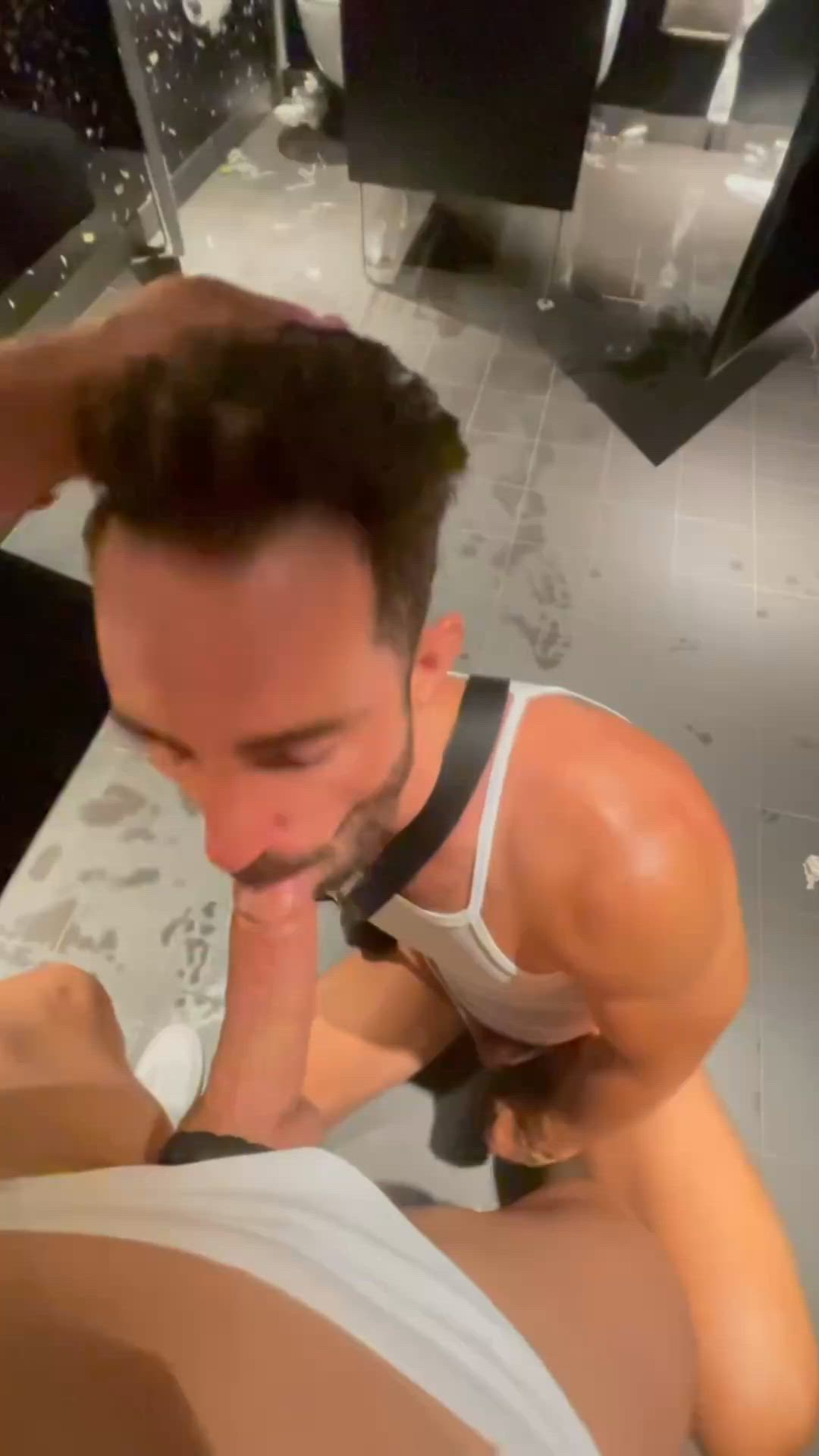 Getting my holes used during the white party