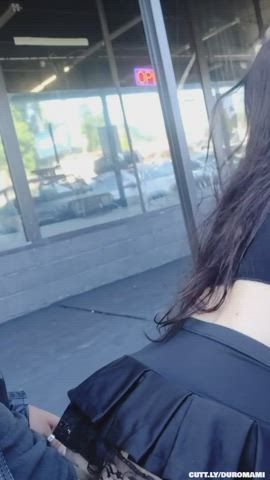 Amateur Caught Public Reverse Cowgirl Sex Skirt r/CaughtPublic Porn GIF by duromami