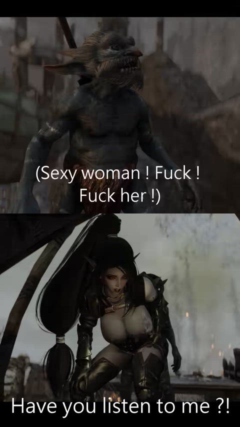 《Three Rose of Skyrim》 Chapter 21：黑皮誤闖營地、問路使用陰蒂