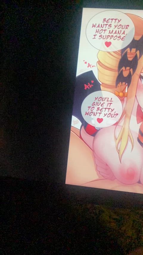 Betty getting some hot mana~