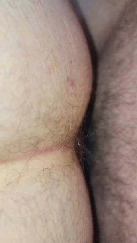 Fucking a preloaded cum filled hole!