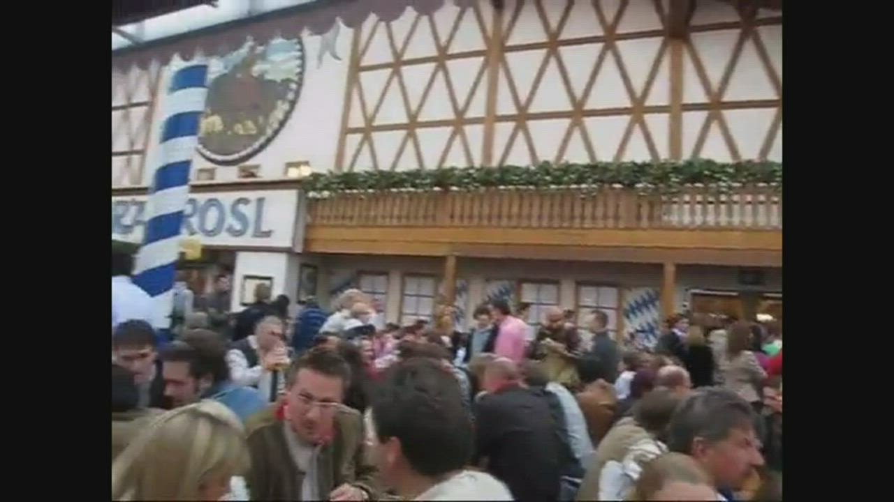 sneaky German pee-beer in stuffed resturant
