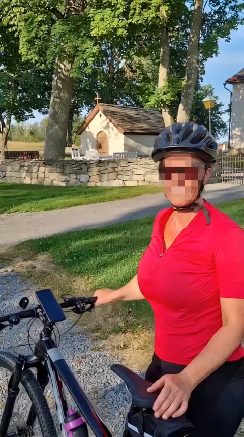 When on a bike ride ...