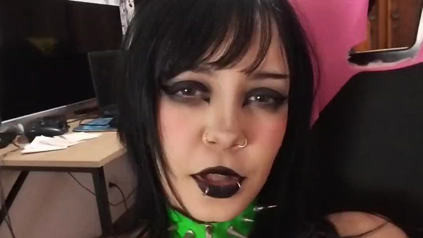Submit to my goth tiddies