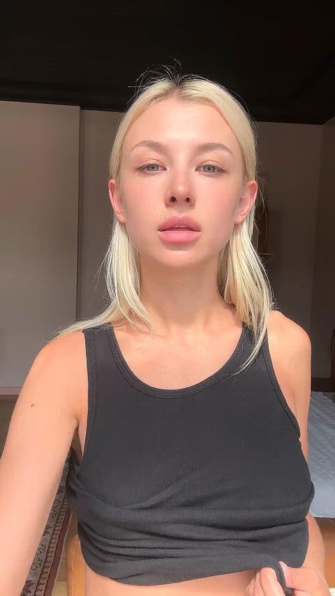Boobs Cute NSFW Natural Tits Nude OnlyFans Petite Small Tits Teen Tits Porn GIF by valeria_pixie