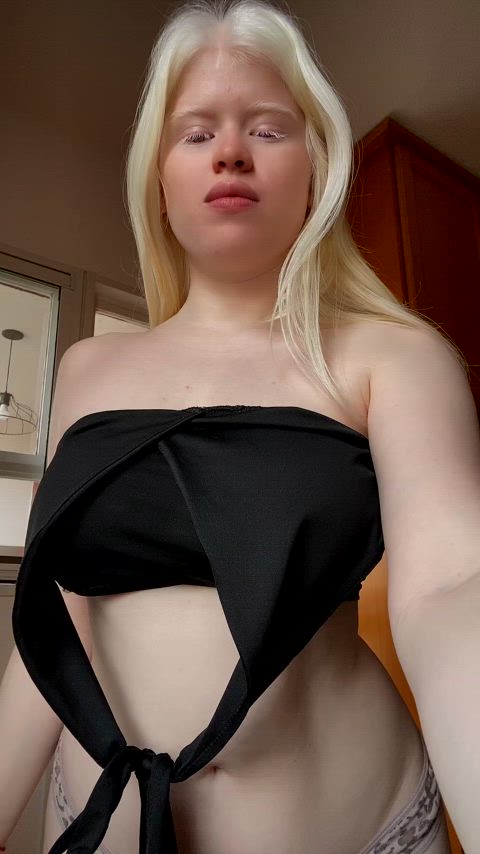 Let's be real... are you gonna suck these albino tits or just stare?