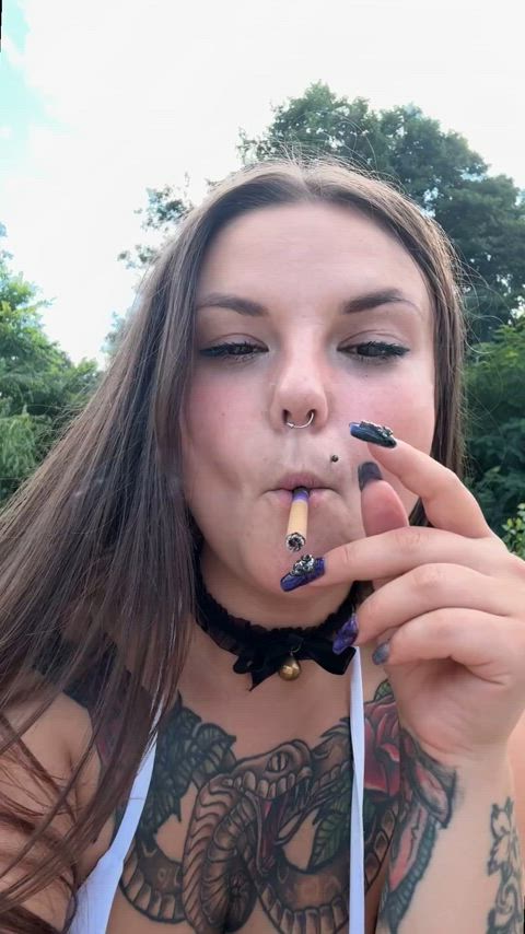 You don't mind me blowing smoke in your face, do you?