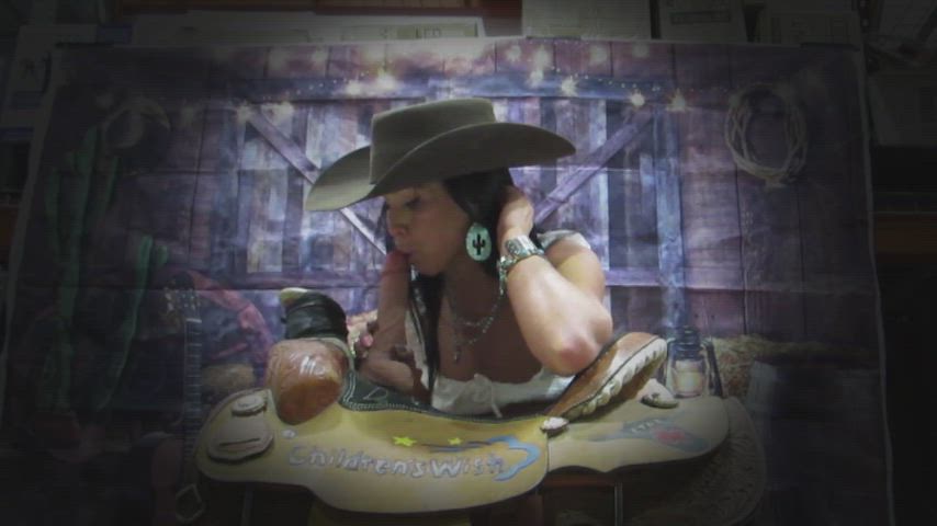 Such a horny cowgirl