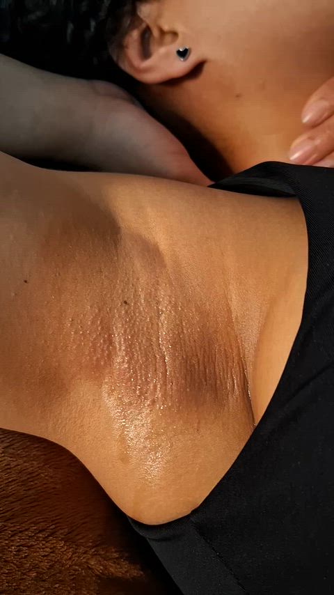 Totally wet. Real sweat thumbnail