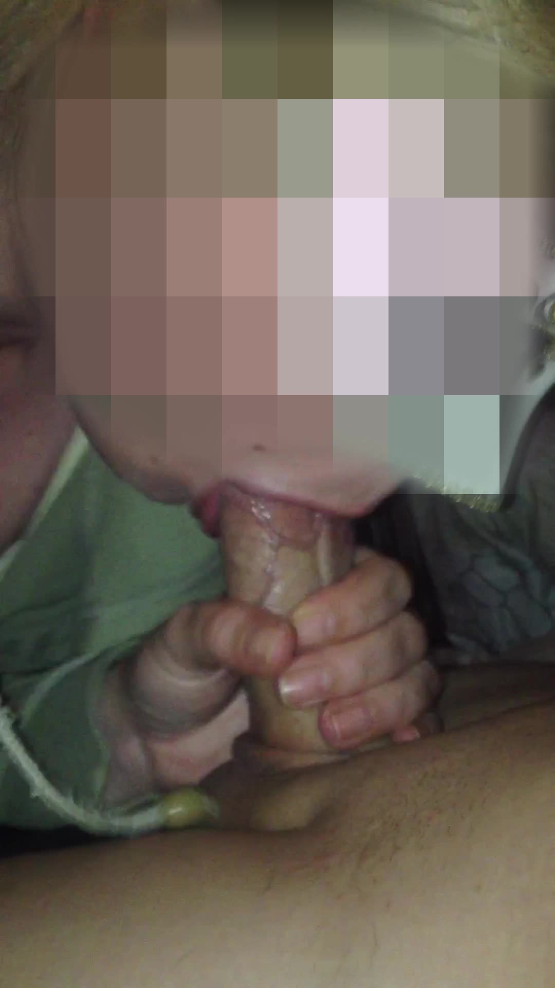 Oral creampie and swallow from gf