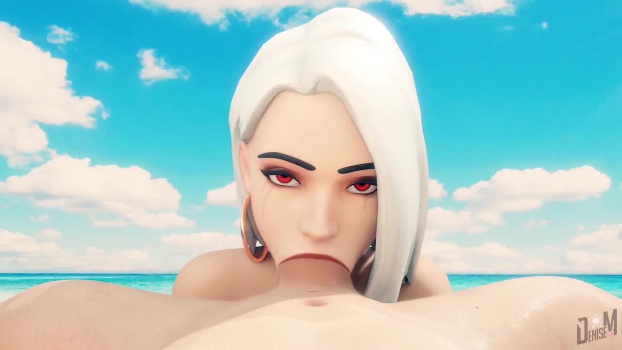 Ashe’s blowjob at the beach