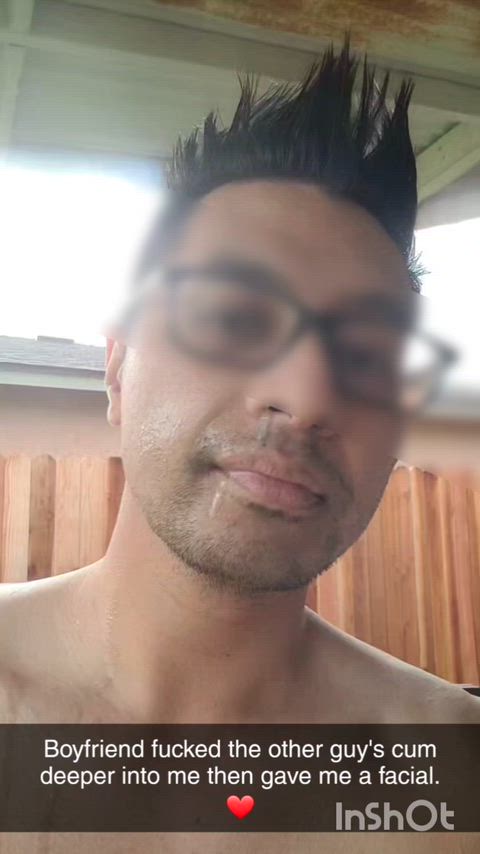 BF's cum on me after a hookup