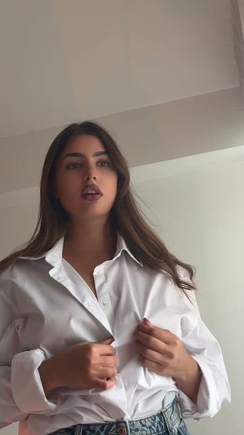 Home after office… btw I never wear bra at work