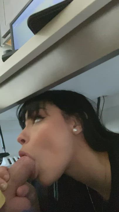 Brunette · Blowjob