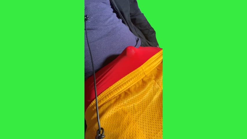 Blew it like a fountain through my shorts! More source material for editors :)