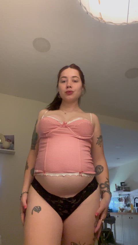 My tummy looked so tender