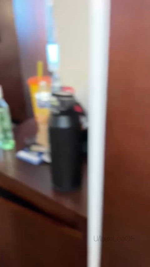 After a long week at work, my husband loves showing up to my hotel room knowing I've already gotten started