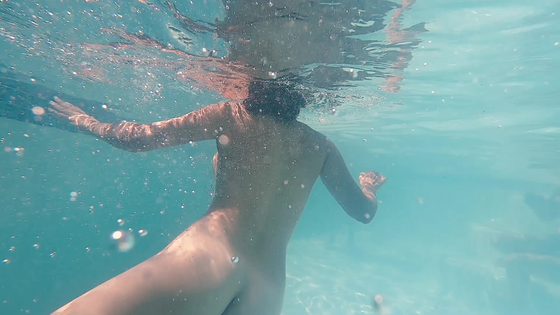 Playing Marco Polo naked really gets the things jiggling.