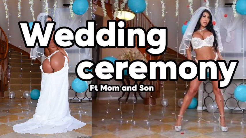 Mom son wedding ceremony 💍