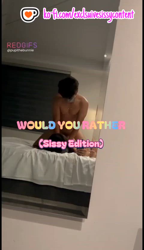 Honestly i like facial 😍 (Sissy Games)