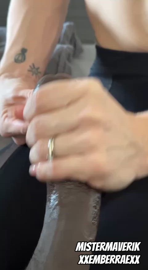 [OC] BBC Cum is her breakfast choice