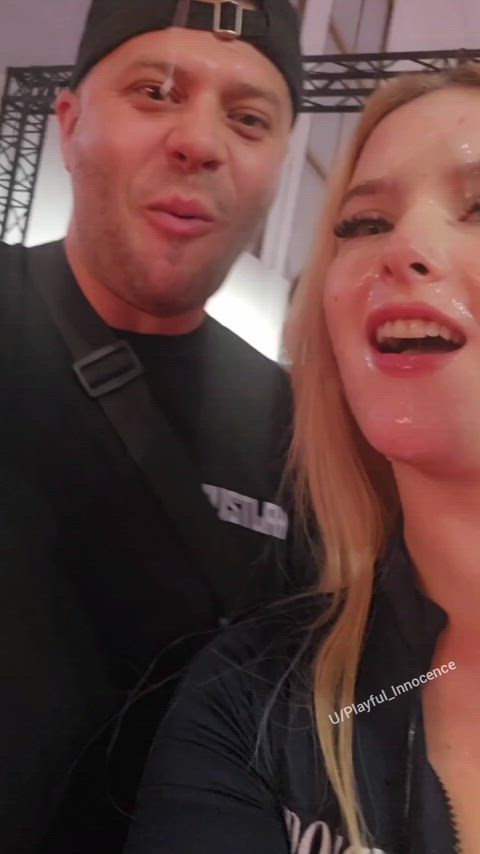 Look guys I have cum on my face