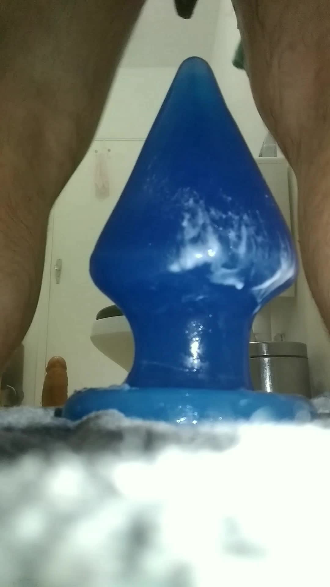Working really hard to plug it in!🥴