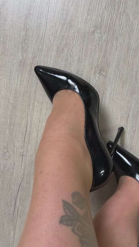 Foot Fetish Heels High Heels Legs Nylons Pantyhose Porn GIF by alina_rose