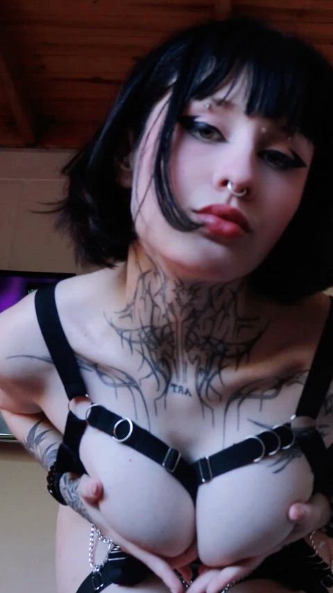 Pale and needy juicy boobies