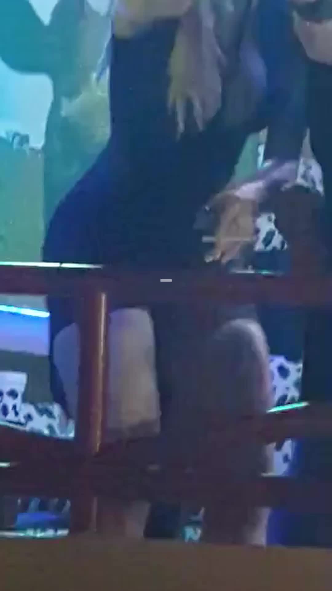 Club teaser pantyless girlfriend!