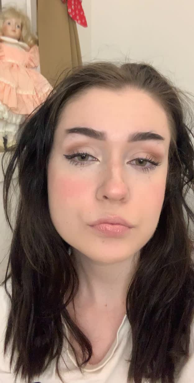 Trying my best to ahegao, thoughts? 😊
